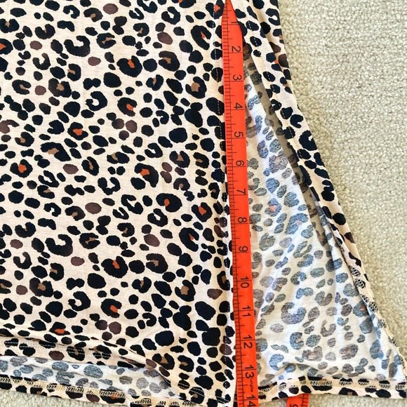 BNWT Women's Animal Print V-Neck Long Sleeve Maxi Dress Size UK 12 - Picture 15 of 15